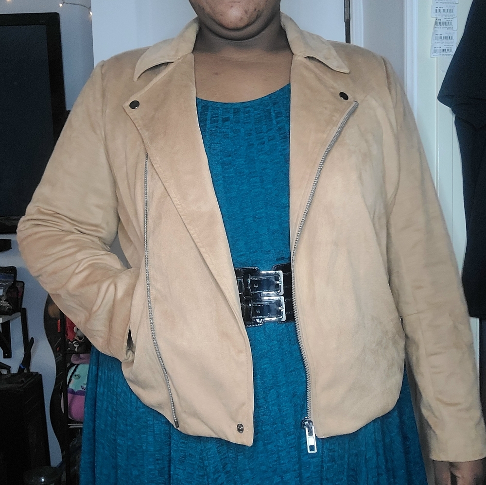 Torrid suede jacket size 3